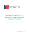 Indicadores Consolidados del período comprendido entre el 1 de enero y el 30 de junio de 2016