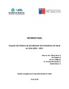 Impacto del Sistema de Acreditación de Prestadores de Salud en Chile 2016-2017