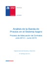 Análisis de la Banda de Precios. Proceso de Adecuación de Contratos Julio 2014-Junio 2015